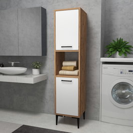Hanah Home Armario multiusos Daminol Pino Atlántico y Blanco